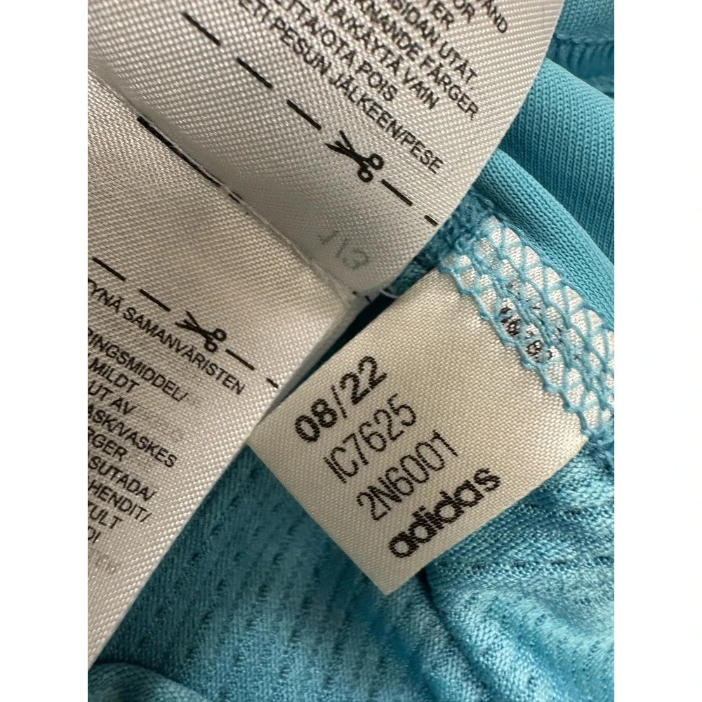 Adidas Aeroready ATL Graphic T-Shirt‎ Light Blue Red IC7625 Mens 3XL NEW